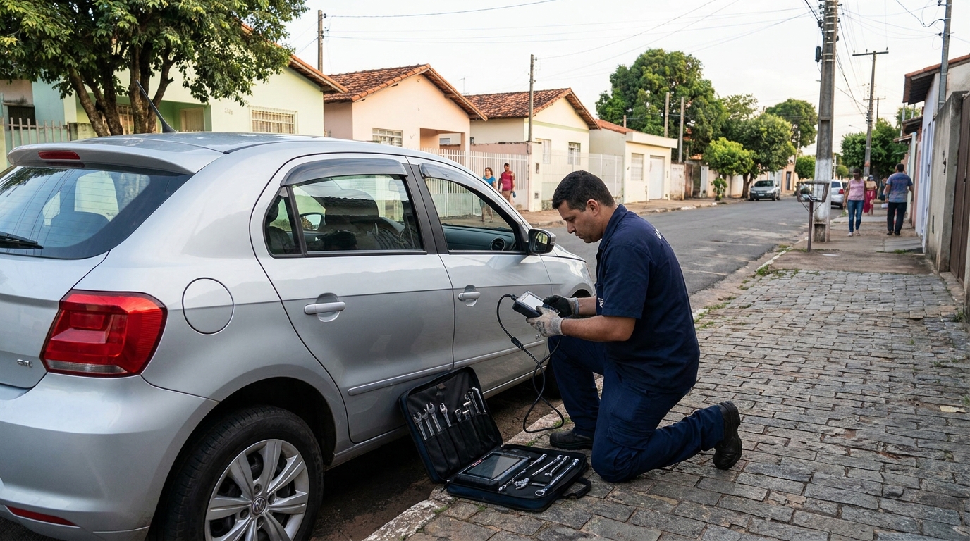 Programação de Chave Codificada no Gebara, São Gonçalo‑RJ